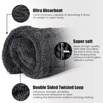 Premium Microfiber Car Drying Towel Kit - Ultimate Car Care