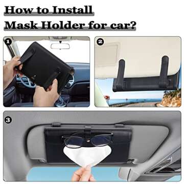 TOOVREN Car Tissue Holder - Stylish Mask Dispenser for Every Vehicle