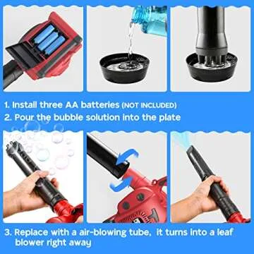 Bubble Leaf Blower for Fun Outdoor Play - Safe & Engaging Toy