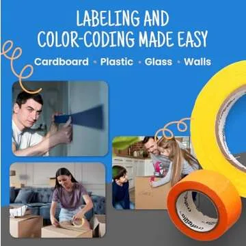 Craftzilla Rainbow Colored Duct Tape Multipack for Creative Projects