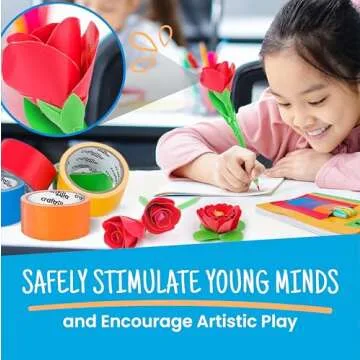 Craftzilla Rainbow Colored Duct Tape Multipack for Creative Projects