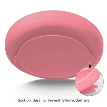 PJDH Safe Silicone Slow Feeder Dog Bowl for Healthy Eating