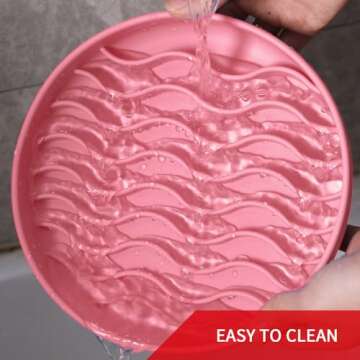 PJDH Safe Silicone Slow Feeder Dog Bowl for Healthy Eating