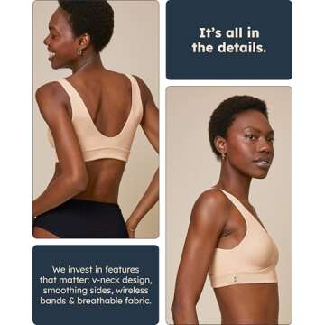 Harper Wilde Bliss Bralette - Soft Wireless Comfort for Women