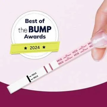 Easy@Home 60 Pregnancy Tests, FSA Eligible, 60 Hcg Test Strips Early Detection - Bulk Pregnancy Strips