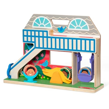 Melissa & Doug GO Tots Wooden Playground Playset for Toddlers
