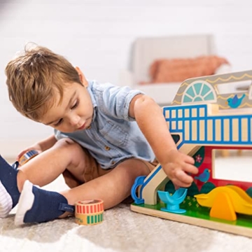 Melissa & Doug GO Tots Wooden Playground Playset for Toddlers