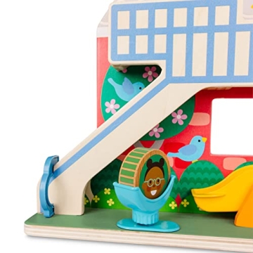 Melissa & Doug GO Tots Wooden Playground Playset for Toddlers