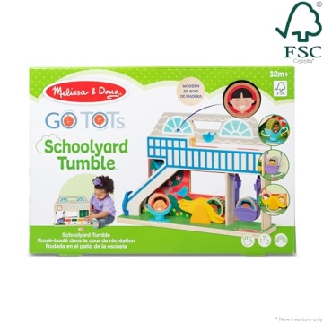 Melissa & Doug GO Tots Wooden Playground Playset for Toddlers