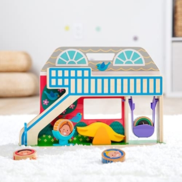 Melissa & Doug GO Tots Wooden Playground Playset for Toddlers