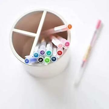 XSG Premium Gel Ink Pen Fine Point Pens Ballpoint Pen 0.5mm for Japanese Office School Stationery Supply 12 Packs