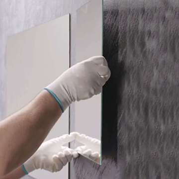 Akfix 900N Clear 100% Silicone Adhesive for Mirror (1x10.5 fl.oz.) - Solvent-Free Mirror Adhesive, Low Odor, Non-Corrosive, Durable, Fast Curing, Non-sag, Flexible Silicone Caulk | Clear, 1 Pack