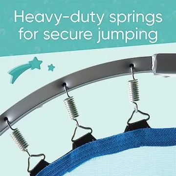 HearthSong Jump2It Indoor Trampoline with Adjustable Handle