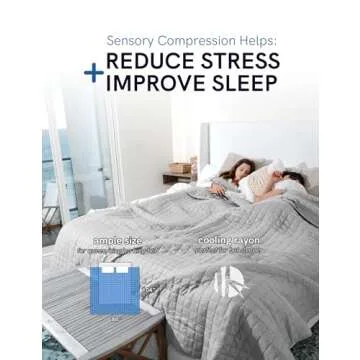 YnM Exclusive Weighted Blanket, Cooling & Cozy Velvet Dual-Sided, Smallest Compartments, Ideal for Two Persons of 110~190lbs on Queen/King/Ca King Bed (88x104 Inches, 25 Pounds, Light Grey)