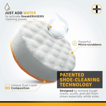 SneakERASERS Instant Sole Cleaner - Dual-Sided Sponge