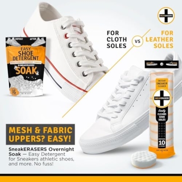 SneakERASERS Instant Sole Cleaner - Dual-Sided Sponge