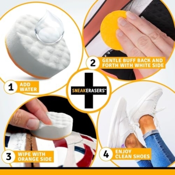 SneakERASERS Instant Sole Cleaner - Dual-Sided Sponge