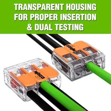 WAGO 221 Series 80pc Wire Connectors for Easy Connections