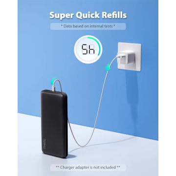 Miady 10000mAh Dual USB Portable Charger