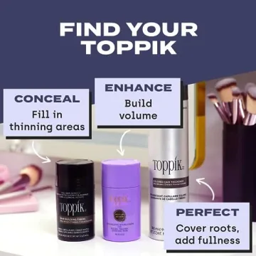 Toppik Colored Hair Thickener Spray for Instant Volume