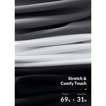 BALEAF Womens Shirt Basic Workout Crop Tops Fitted Round Neck, Yoga Casual Slim Fit T-Shirts, Black, Large, Short Sleeve