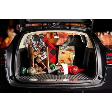 TOUGHPRO Front Trunk Mats Accessories + Storage Mats Accessories for Tesla Model 3 (Not Included Back Trunk Mats) All Weather Heavy Duty Black Rubber 2017 2018 2019 July 2020