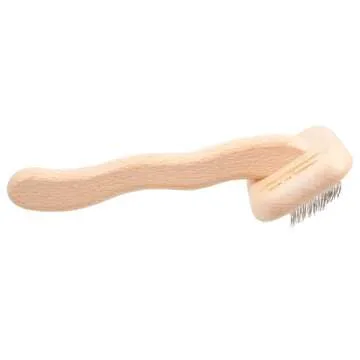 Chris Christensen Mark I Slicker Brush, Groom Like a Professinal, Stainless Steel Pins, Lightweight Beech Wood Body, Ground and Polished Tips, Extra Small