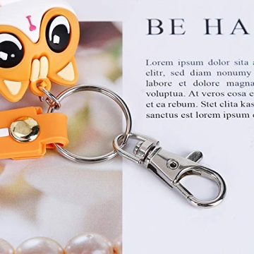 100PCS Swivel Snap Hooks with Key Rings for Crafts