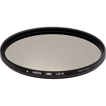 Hoya HD3 HRT Circular Polarizer - 77mm - Re-Certified for 100MP+ Cameras with Ultra-Hard Nano Coatin...
