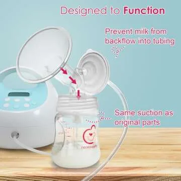 Nenesupply Silicone Backflow Protector Membrane Compatible with Spectra Backflow Protector Use on Spectra S2 Spectra S1 Spectra 9 Plus Replacement Parts for Spectra Pump Parts and Spectra S2 Parts