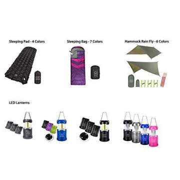 Gold Armour Portable Camping Hammock - Ultralight Comfort