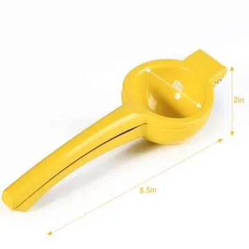 TEZZ Lemon Squeezer, Premium Large Heavy Duty Handhelp Juicer for Lemon, Metal Hand Press Citrus Juicer, Lime Squeezer Bar Tool, Manual Citrus Press