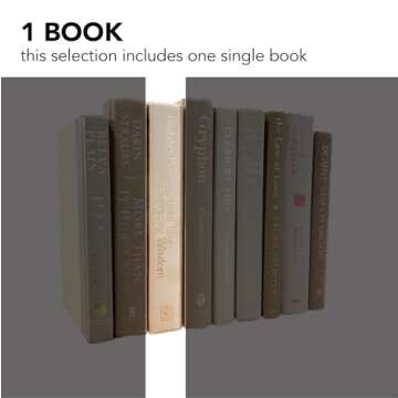 Covogoods Real Books by Color for Office or Home Decor - Interior Design Wedding Display Photo Prop ...