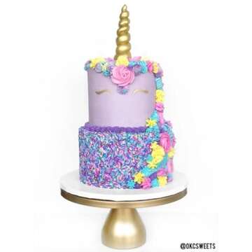 Fancy Sprinkles Deluxe Rainbow Crunchy Jimmies, Real Sugar, For Ice Cream, Cookies, Cakes, Cupcakes, Dessert Decorating, Bold, Mulit-Colored, Rainbow Sprinkles (0.5c)