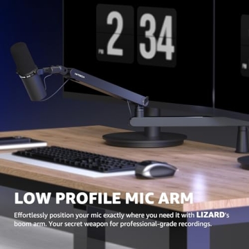 Adjustable IXTECH 360° Swivel Mic Arm for Studio Use
