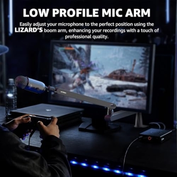 Adjustable IXTECH 360° Swivel Mic Arm for Studio Use