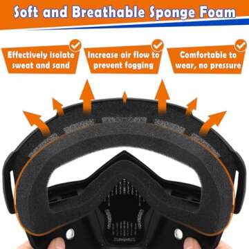 POKONBOY 2 Pack Detachable Masks, Tactical Mask with Goggles Compatible with Nerf Rival, Apollo, Zeus, Khaos, Atlas, & Artemis Blasters Rival Mask (Black & White)