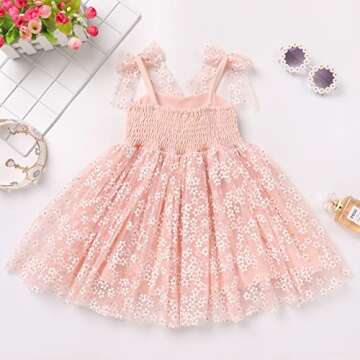 Charming Baby Girl Butterfly Dress for First Birthday