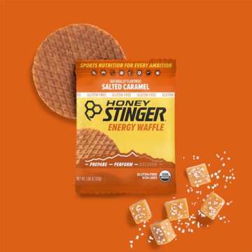 Honey Stinger Gluten Free Organic Waffles -12 Count Variety Pack With Sticker and Polybag - Energy S...