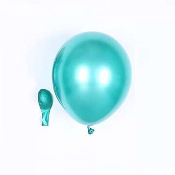 GIHOO 46pcs Green Gold Chrome Balloon Arch Kit for Celebrations