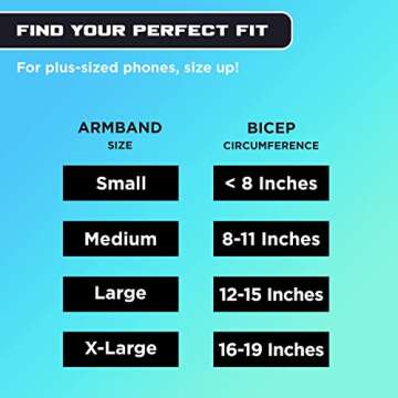 E Tronic Edge Phone Holder for Running, Cell Phone Arm Bands with Reflective Logo, Phone Strap Armband Fits iPhone and Android, Use for Running, Walking, Hiking and Biking, Black, Small