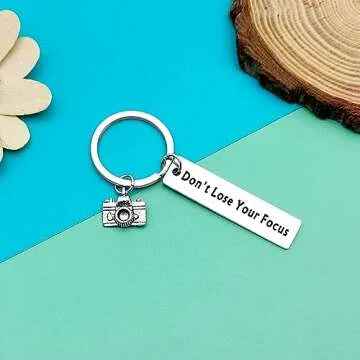 12Pcs Photographer Keychain Inspirational Gifts for Camera Lovers Photography Photo Lovers Photo Clu...