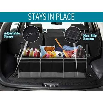 Trunk Organizer with Cooler for All Vehicle Types