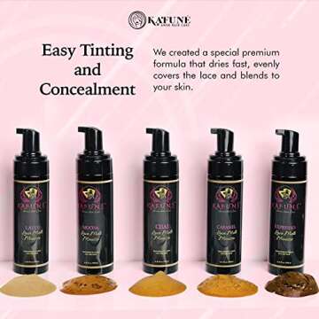 Kafune Amore Lace Melting Mousse - Tinted Spray for Wigs