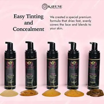 Kafune Amore Lace Melting Mousse - Tinted Spray for Wigs