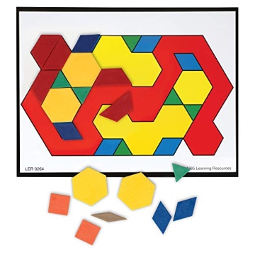 Learning Resources Pattern Block Pack for Creative Kids