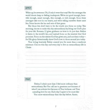 5-Minute Bible Study Journal for Women Daily Devotion