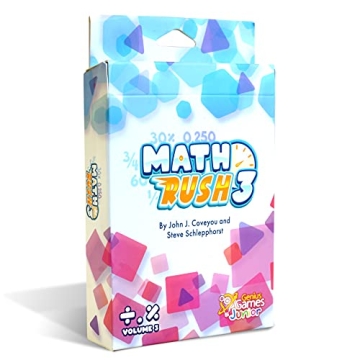 Math Rush 3: Fractions, Decimals & Percentages - A Fun Cooperative Math Game for Families