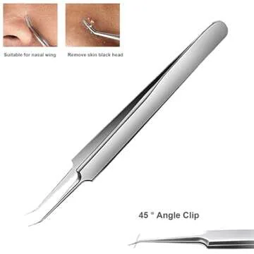 WSYUB Blackhead Tweezers Kit for Flawless Skin