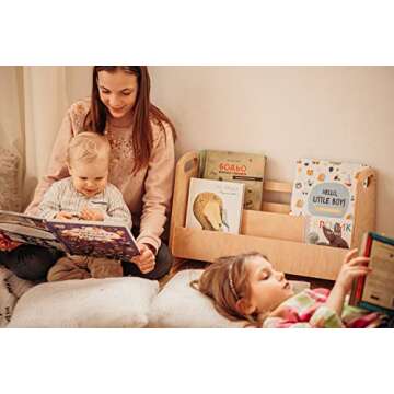 WOOD&ROOM Kids Bookshelf - Inspire Young Readers!
